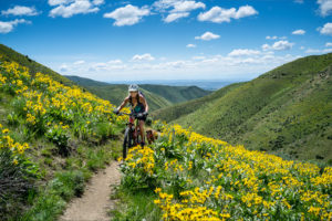 Spring biking in Boise's foothills